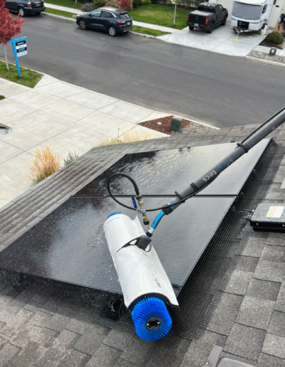 The C-1000 German Rotary Brush at work