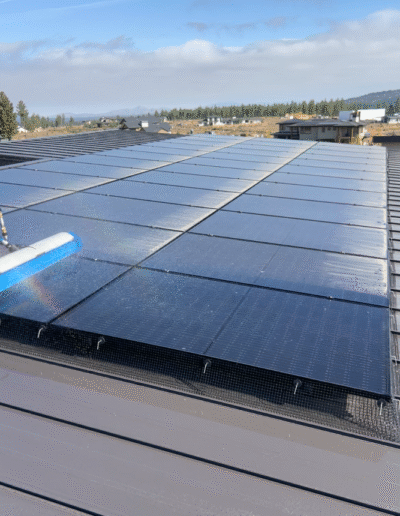 Professional solar panel cleaning